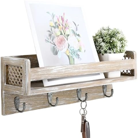 Satauko Rustic Key Holder and Wall Shelf Cover