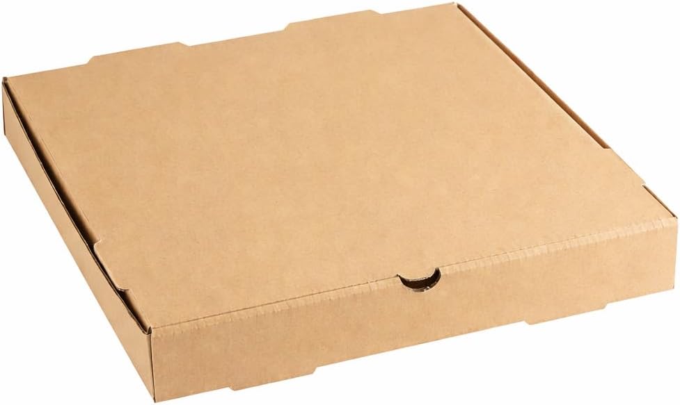 50 Pack Pizza Boxes, 18 x 18 x 2 Inch Grease Resistant White Pizza Box, Corrugated Food Container Holder for Restaurant, Takeout, Bistro, Supplies