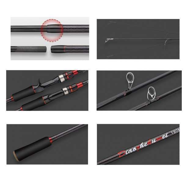 Amazon | 1.8m スピニングロッド バスロッド ML ミディアムライト 釣竿