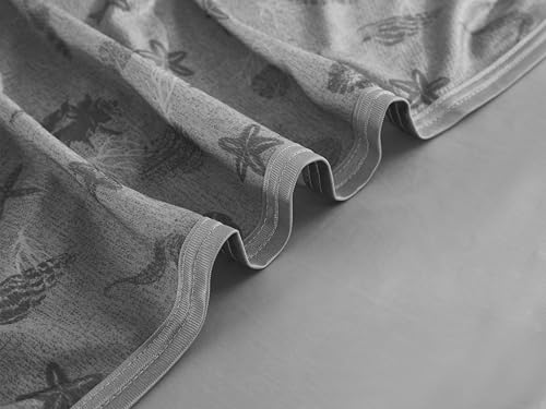 WONGS BEDDING Kühldecke Sommerdecke - mit Japanische Arc-Chill Q-Max 0,43 Kühlfasern, 2 in 1 Selbstkühlende Decke für Menschen zum Reisen Sofa Büro Betten Hause, Grau 150x200 cm