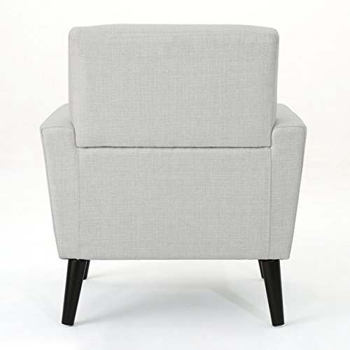 Sillón plegable tela gris claro moderno miniatura 4
