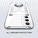 Shields Up for Samsung Galaxy S23 FE Case, Minimalist Wallet Case with Card Holder & Ring Stand, [Drop Protection] Slim Protective Shockproof Cover for Samsung S23 FE - Clear