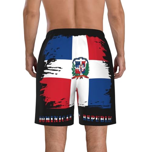 Men'S Swim Trunks Beach Board Shorts Quick Dry Drawstring Shorts Swimwear Bathing Suits Swimming Trunks3