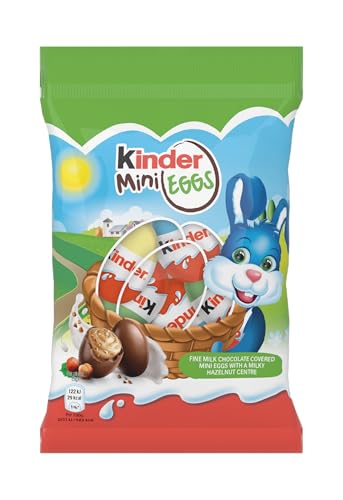 Kinder Easter Chocolate Mini Shaped Eggs, Easter Party, Chocolate Treats, 1 x 75 g