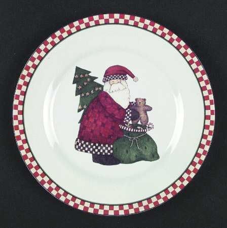 Sakura - Magic of Santa - Debbie Mumm - Santa 1 Salad Plate