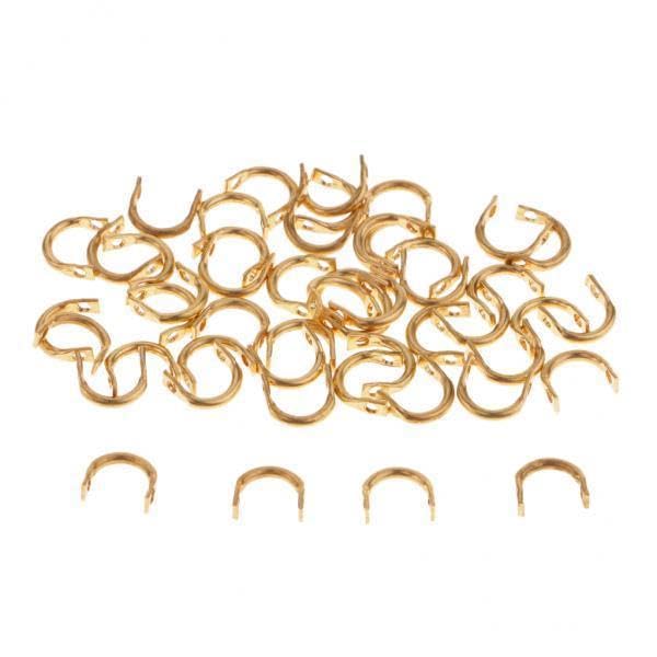 SECRET DESIRE Creations 4x50pcs Easy-Spin Clevises Spinner Easy DIY Fishing Lures Accessories M-image-25