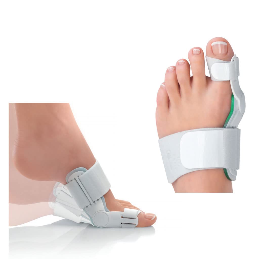 Hallufix® Hallux Valgus Schiene mit Gel-Seitenkissen XL grau