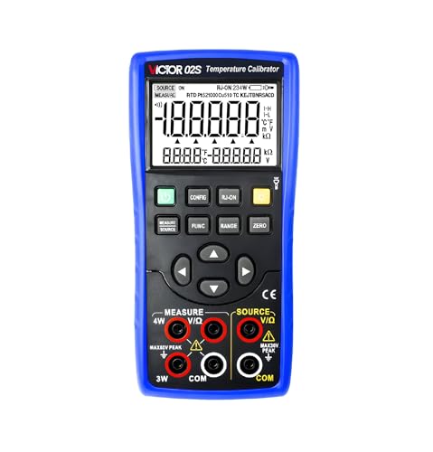 RUOSHUI Multi-function Calibration 02+ Thermocouple Calibrator Imput And Output Source 8 Types Of Thermocouple Measurement-R/S/K/E/J/T/B/N(RUOSHUI 02S)