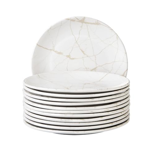 Opiniones y reviews de Platos santa anita para comprar hoy. 45 Santa Anita Juego de platos base de porcelana Atelier, 23 cm, 12 piezas (Gold and Art)