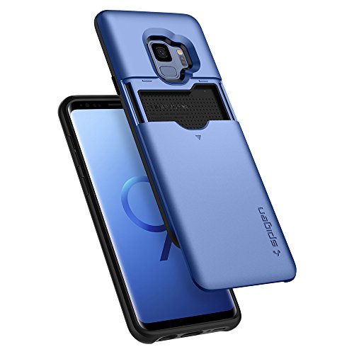 Spigen Slim Armor CS [Updated Version] Designed for Galaxy S9 Case (2018) - Coral Blue
