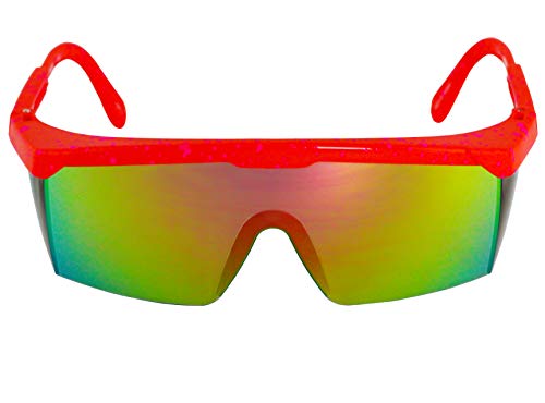 FLAWLESS EYEWEAR Semi Rimless Performance Wrap Around Sport Style Retro Mirrored Unisex Sunglasses2