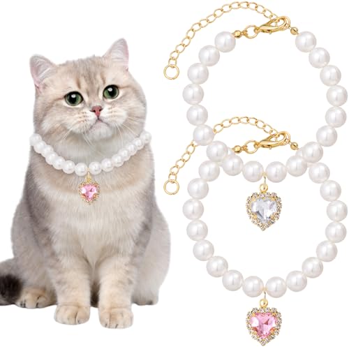 SmallCat 2�� �p�[�� �L ���̎�� ���킢���n�[�g�^ ���C���X�g�[�� �l�b�N���X �y�b�g�p �t�@�b�V���� �L���L�� �y�b�g �A�N�Z�T���[ �����ȔL �q�� �����ȔL ������ �a����(�s���N�A�z���C�g)