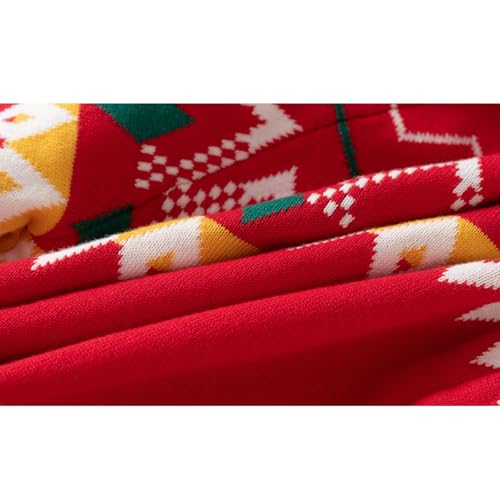 Image of Ugly Christmas Sweater for Girls Funny Xmas Knit Pullover Shirts Kids Child Holiday Jumper Tops Outfit 2-14 Years