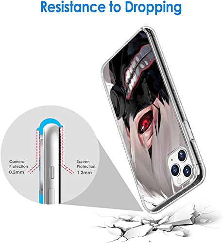 Iphone 14 Pro Max Case, Full Body Protection Shockproof Protective Phone Clear Case Slim Thin Cover (Anime-Tokyo-Ghoul-Comic-3) #TOP3