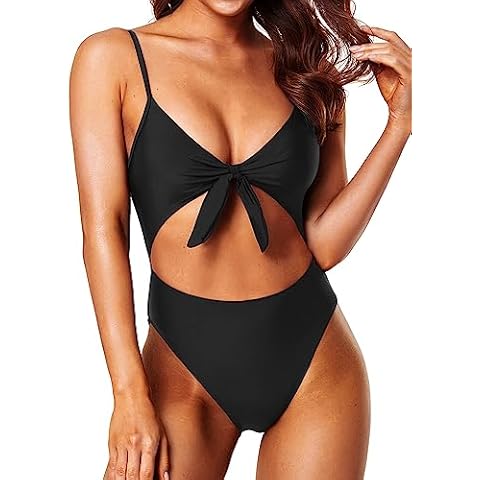 Tempt Me Black Women One Piece Bathing Suit Cover