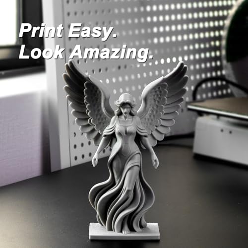 Image of PLA Force Filament Grey, Toughened PLA Filament 1.75mm, 1KG | Light Gray PLA-F 3D Printer Filament With Upgraded Formulation For High Impact Resistance.