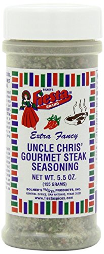 Bolner's Fiesta Extra Fancy Uncle Chris Steak Seasoning, 5.5...