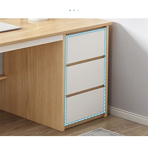 Lukeo Computer Desk Large Capacity Drawer Home Desk Bedroom Writing Desk (Color : E, Size : As Shown) #TOP3