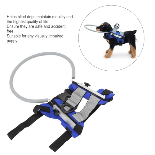 Arnés para perros ciegos LUCKDANO M parachoques gatos con problemas de visión 3