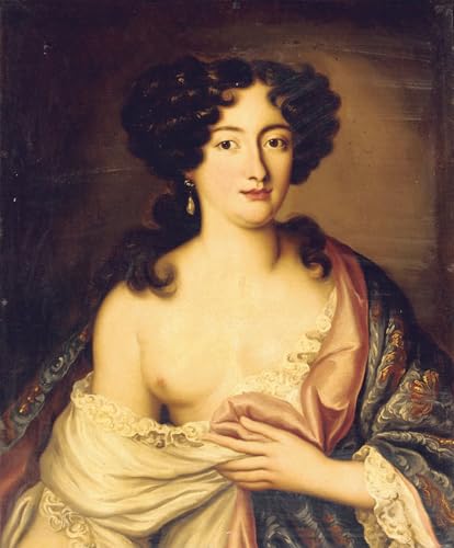 Impressions d'art Mural Portrait de Marie Mancini Pierre Mignard Poster 60x90cm