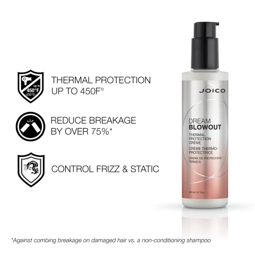 Joico-Dream-Blowout-Thermal-Protection-Creme-For-Most-Hair-Types-Thermal-Heat-Protection-Control-Frizz-Static-Faster-Drying-Time-Humidity-Protection-Reduce-Breakage Joico Dream Blowout Thermal Protection Crème | For Most Hair Types | Thermal Heat Protection | Control Frizz & Static | Faster Drying Time | Humidity Protection | Reduce Breakage - Image 4
