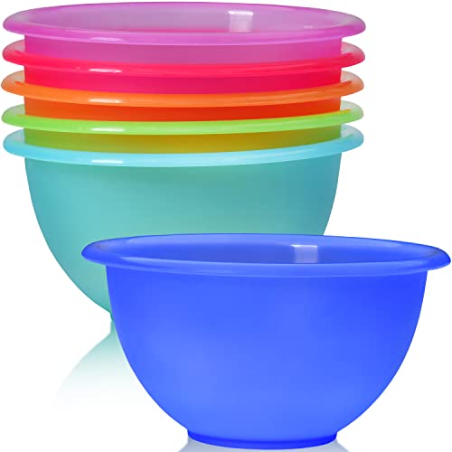 idea-station Neo Ciotole plastica 6 x 16 cm / 650 ml - Colorati - Ciotola Colazione - Ciotole Cucina