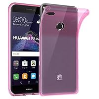 Cadorabo Cover Trasparente Rosa Per Huawei P8 Lite 2015 - Custodia Morbida In TPU Sottile 1.2mm, Antishock - 5