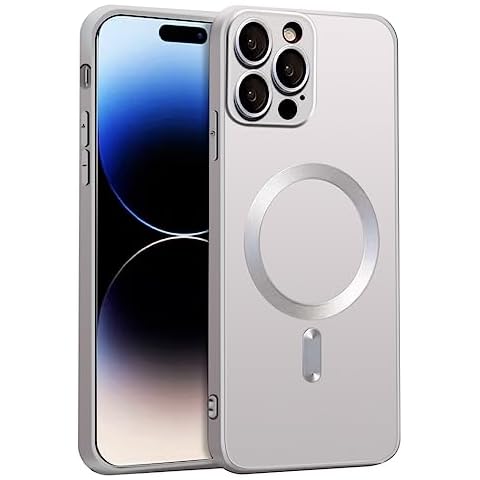 XLHLKP Case for iPhone 14 Pro Max (ONLY),Designed for iPhone 14 Pro Max Case,Slim & Tough, Pocket-Friendly, with Port Protection,Slim Case 6.7" (Silivery) Cover