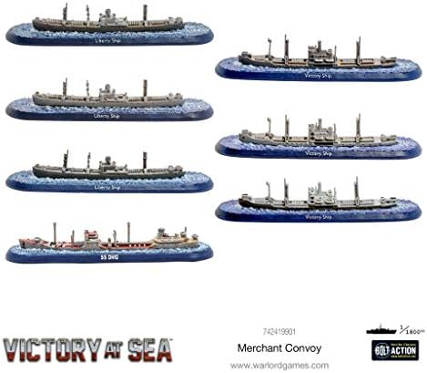 Warlord Games Victory at Sea Accessories Merchant Convoy-EN, Grey, 3 mm x 10 mm x 50 mm - Image 4