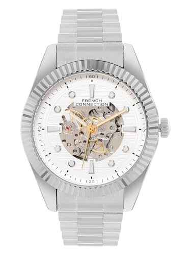 Image of French Connection Automatic Silver Dial Men's Watch-FCA12SM