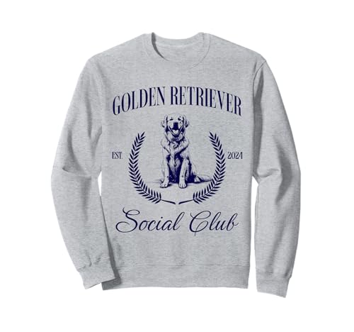 Golden Retriever Social Club Women Dog Mom Sweatshirt