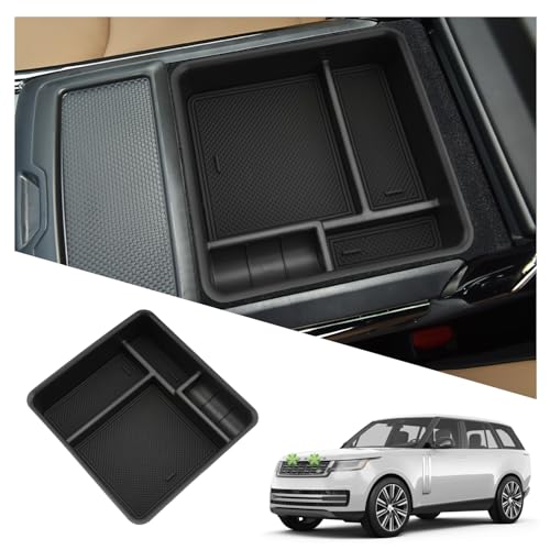 Range Rover Center Console Organizer for 2023-2026 Range Rover Accessories Middle Console Organizer Compatible with 2023 2024 2025 2026 Land Rover Range Rover Sport/Range Rover(Without Refrigerator) by Ruiya - Used condition - US$25.22