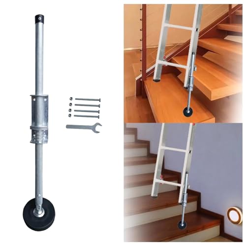 Nivelador de escalera ajustable con plataforma de soporte estable 3