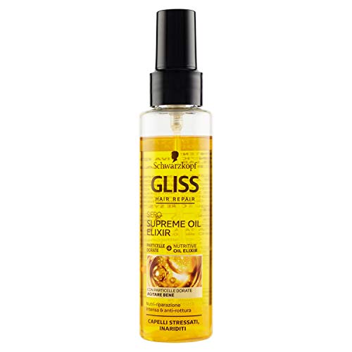 Schwarzkopf, Gliss Trattamento Oil Elixir, per capelli stressati e inariditi, 100 ml