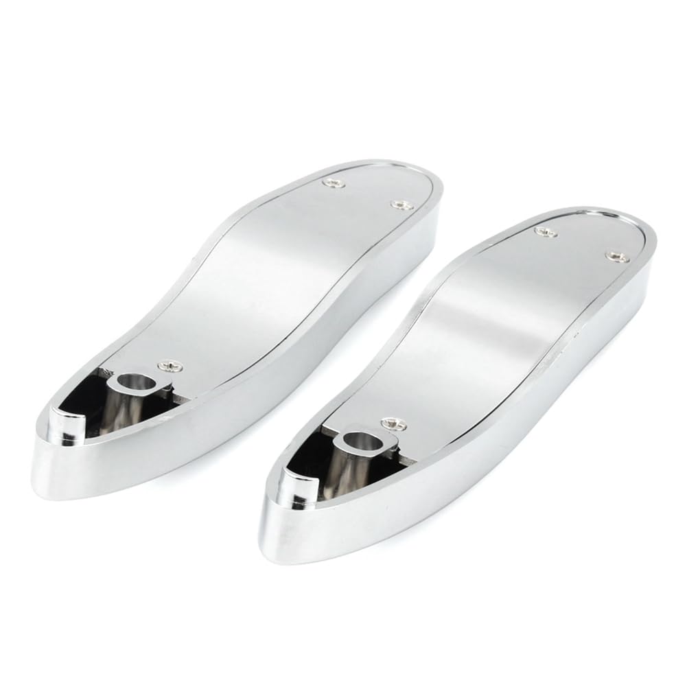 Cninba13 Rear Turn Signal Relocation Extension Bracket License Plate Holder Plastic Chrome Motorbike For Harley Softail All Models 00-20(Except FXDR)