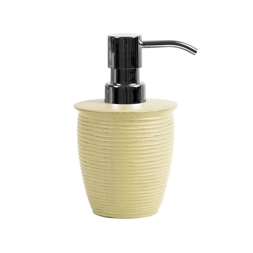 Cyairong-22 One Color Soap Dispenser Creative Rustic Resin Kitchen Dishwashing Liquid Bottle Soap Dispenser Press Type