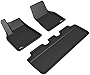 3D MAXpider All-Weather Floor Mats for Tesla Model Y 2021-2022 Custom Fit Floor Liners, Kagu Series (1st & 2nd Row)