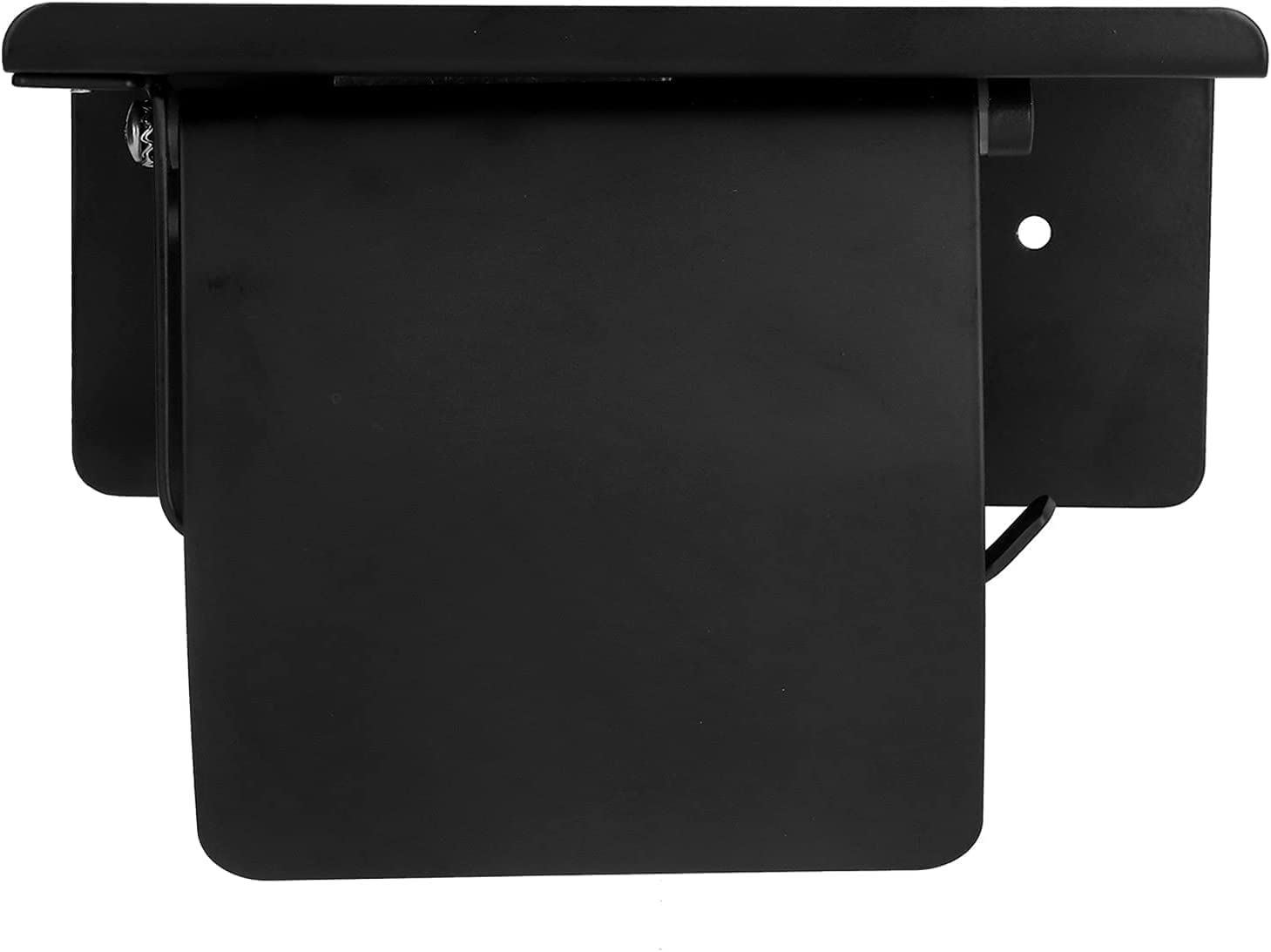 WallMounteToilet Dispenser di carta igienica nero in acciaio inox adesivo porta asciugamani di carta con ripiano impermeabile Bagno nizer per prodotti per l'igiene