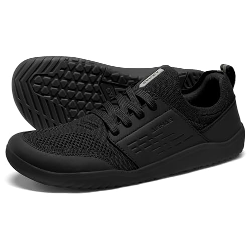 AIRHAS Mens Barefoot Shoes with Anatomical Toe Box Gym...