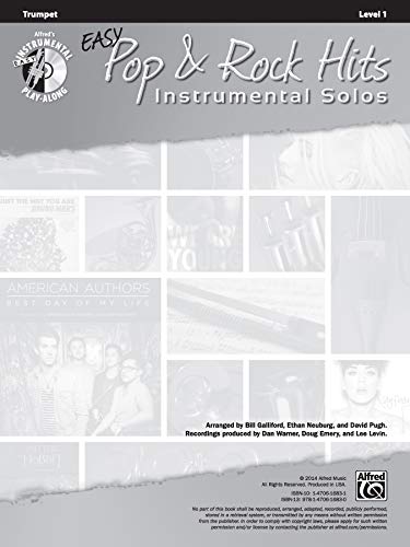 Easy Pop & Rock Hits Instrumental Solos: Trumpet, Book & CD (Easy Instrumental Solos Series) - Image 3