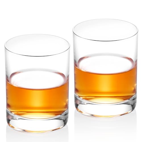 KAMMAK Shot Glasses Set of 2 60ml/2oz Clear Espresso Shot Glass with Heavy Base for Bar Restaurants Home Small Whiskey Shot Glass for Vodka Whiskey Tequila Spirits & Liquors