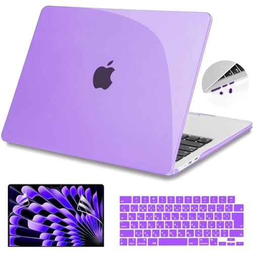 Teryeefi MacBook Air 15 �P�[�X A3114 A2941 [2023 2024����] �Ή�, �y�� �Ϗ�? �ی�J�o�[��JIS���{�� �L�[�{�[�h�J�o�[���t���ی�t�B���� MacBook Air 15 M2 M3 �p�A�N���X�^���p�[�v��