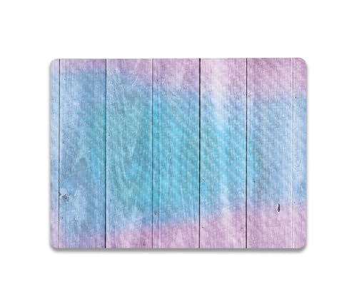 Image of MightySkins Carbon Fiber Skin Compatible with Microsoft Surface Laptop Go 3 (2023) Full Wrap Kit - Wood Pastel | Protective, Durable Textured Carbon Fiber Finish | Made in The USA