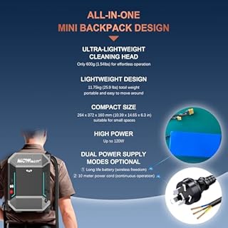 MCWlaser Machine de nettoyage laser à impulsion 100 W, nettoyeur laser portable 120 W P120B, élimination de la rouille pour métal, élimination de la peinture au laser, revêtement à l'huile