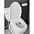 Niagara Hydrotech Electric Bidet Seat – Elongated Bidet Toilet Seat with Adjustable Water Temperature, Heated Seat, Adjustable Nozzle Position, Front & Rear Wash, Warm Air Dryer, Nightlight, Remote