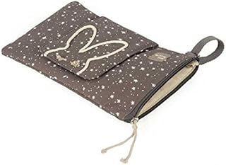 Walking Mum 35857 - Funda toallitas estrellas, color marrón positive