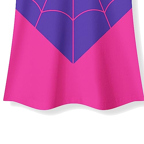 Girls Ruffle Sleeve Fantasy Dress 3-8 Years, Casual Playwear for Summer & Parties2