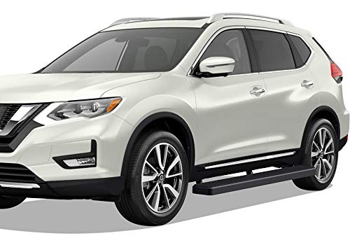 Estribos de acero inoxidable negro de 6in APS para Nissan Rogue 14-20 miniatura 6