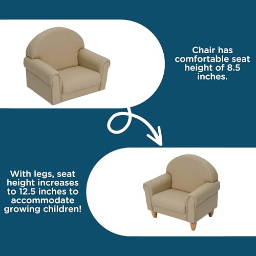 Children's Factory As We Grow Toddler Chair, Flexible Seating for Daycare or Preschool, Kids Reading Couch, Playroom Furniture, Buff by Children's Factory - Image 4