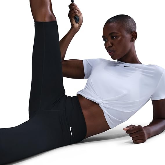 Nike DF One HR Capri WT leggings cómodos que no transparentan 4